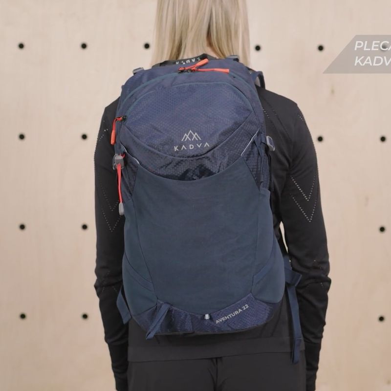 Рюкзак туристичний KADVA Aventura 22 л stalowy блакитний 34