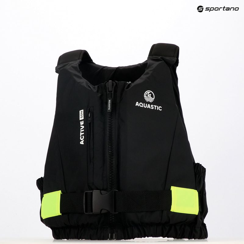 Жилет страхувальний AQUASTIC Active 50N чорний 12