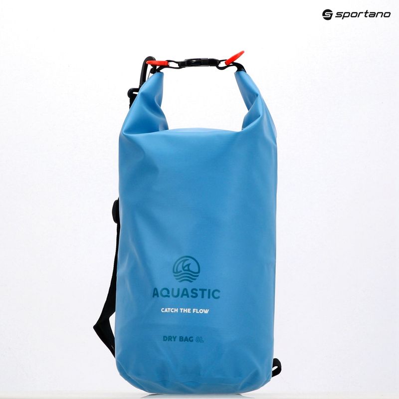 Сумка водонепроникна AQUASTIC Dry Bag 8 л блакитний 11