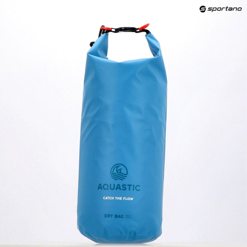 Сумка водонепроникна AQUASTIC Dry Bag 13 л блакитний 9