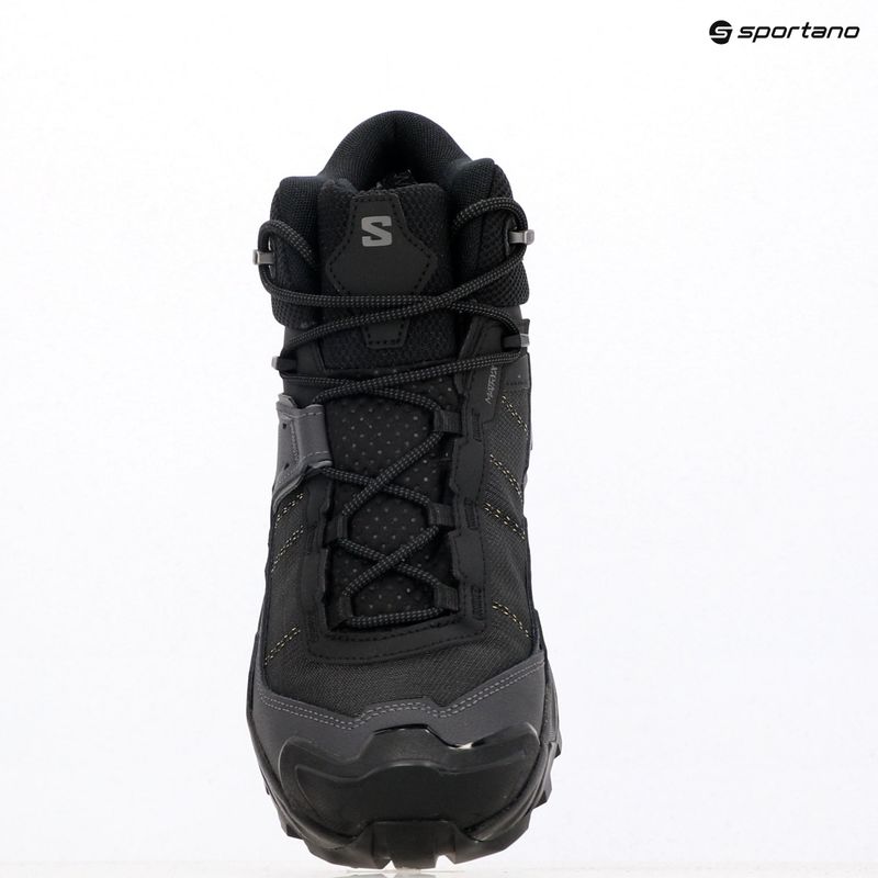 Черевики трекінгові чоловічі Salomon X Ultra 5 MID Wide GTX black/asphalt/ castlerock 9