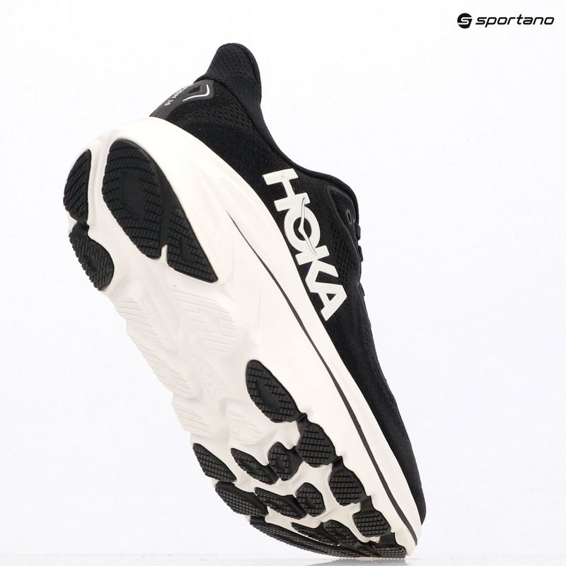 Кросівки для бігу чоловічі HOKA Clifton 10 black/white 17