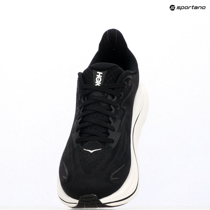 Кросівки для бігу жіночі HOKA Clifton 10 Wide black/white 16