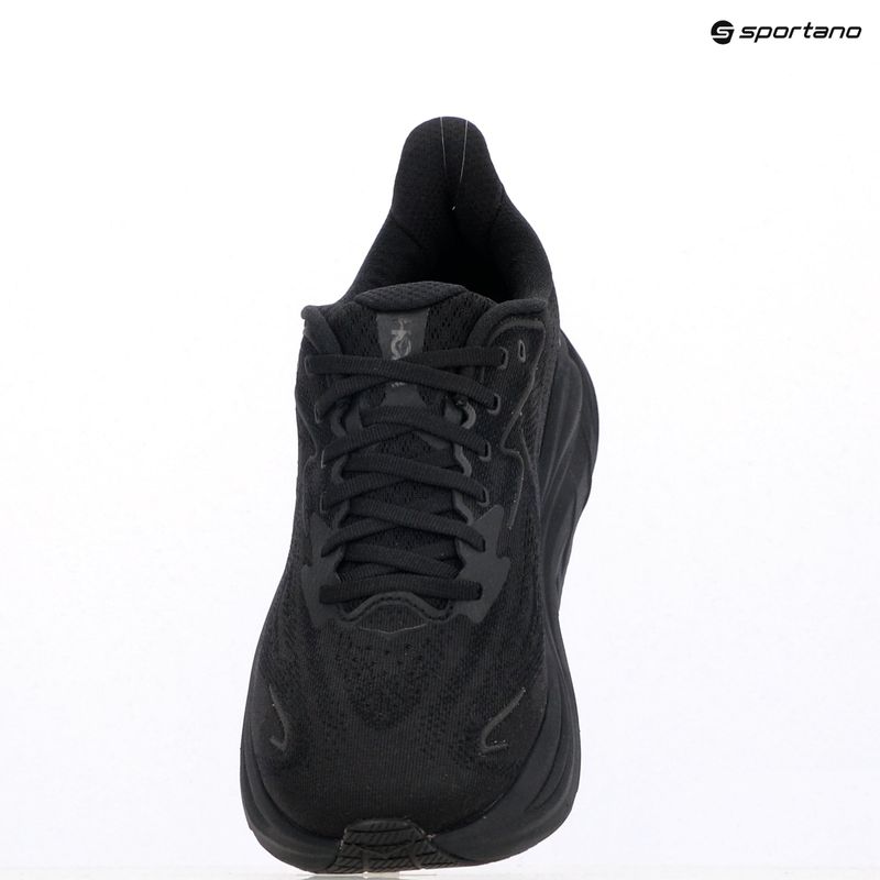 Кросівки для бігу чоловічі HOKA Clifton 10 Wide black/black 17