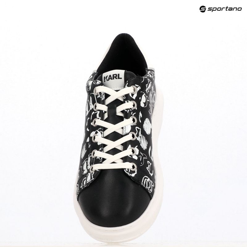 Кросівки жіночі KARL LAGERFELD Kapri Twin Nft Graffiti black/white leather 15