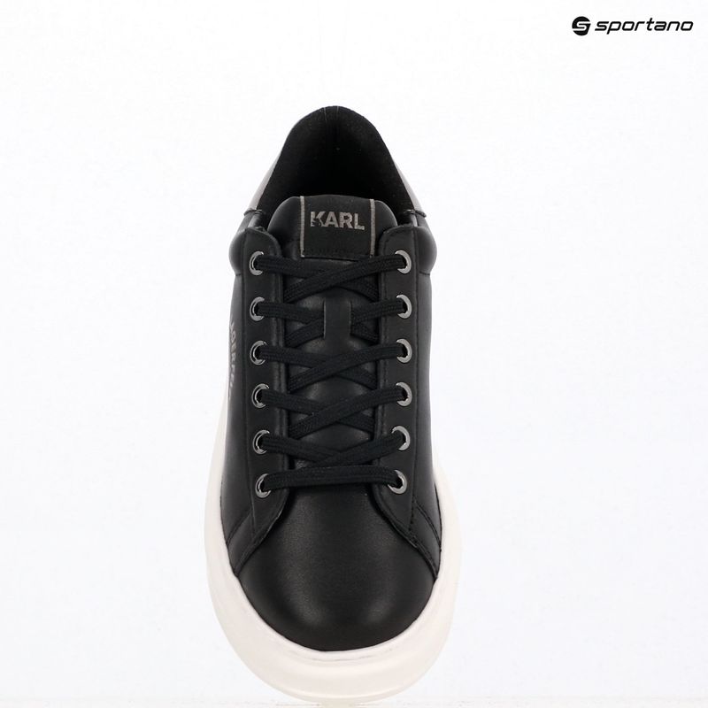 Кросівки жіночі KARL LAGERFELD Kapri Maison black leather w/silver 13