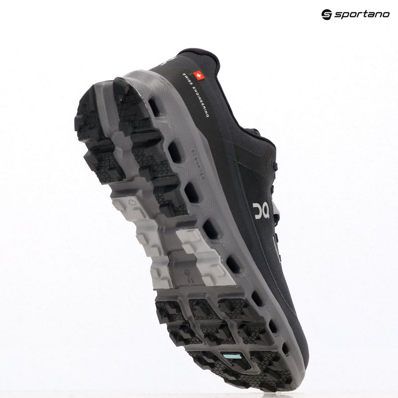 Кросівки для бігу жіночі On Cloudvista 2 Waterproof black/eclipse 9