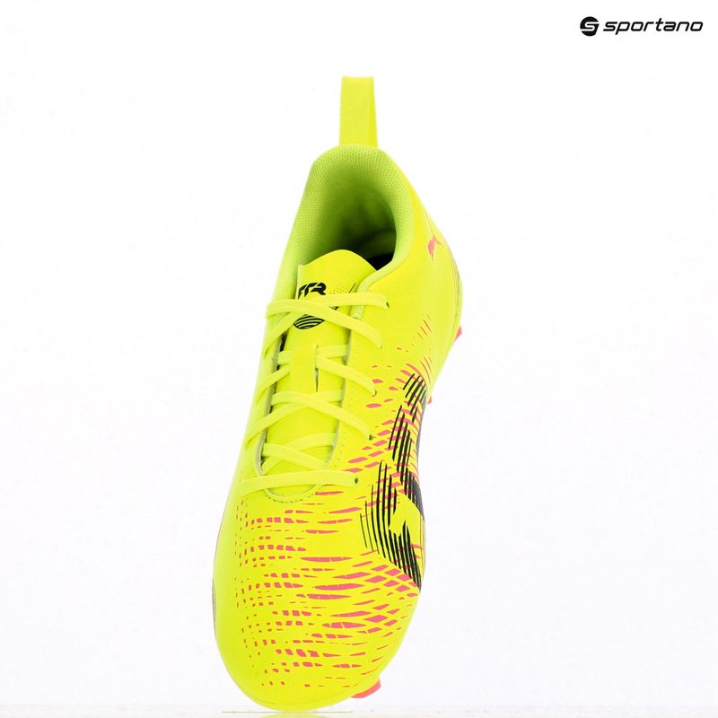 Дитячі футбольні бутси PUMA Future 8 Play FG/AG Jr жовті alert/puma black/sun struck 9