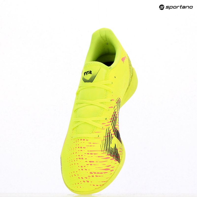 Кросівки футбольні чоловічі PUMA Future 8 Play It yellow alert/ puma black/ sun struck 9