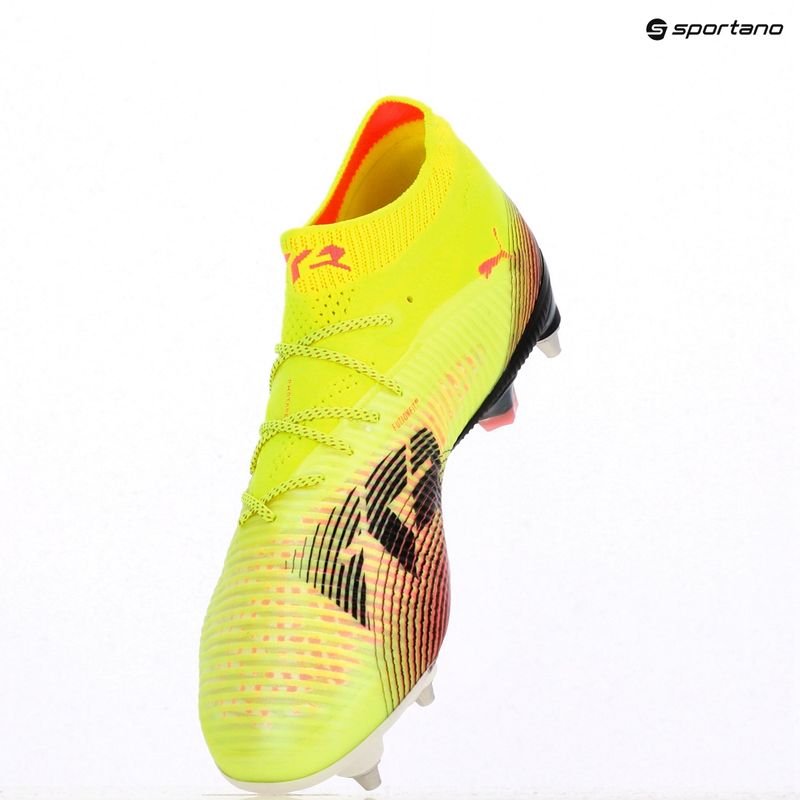 Кросівки футбольні чоловічі PUMA Future 8 Ultimate MxSG yellow alert/puma black/sun struck 9