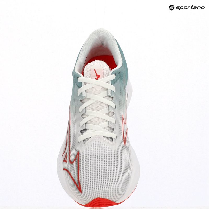Кросівки для бігу жіночі Mizuno Wave Rebellion Sonic 2 river white/cayenne/gray mist 9