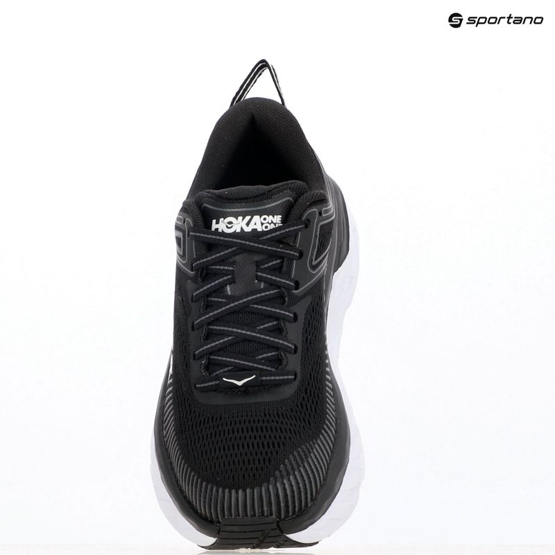 Кросівки для бігу жіночі HOKA Bondi 7 black/white 9