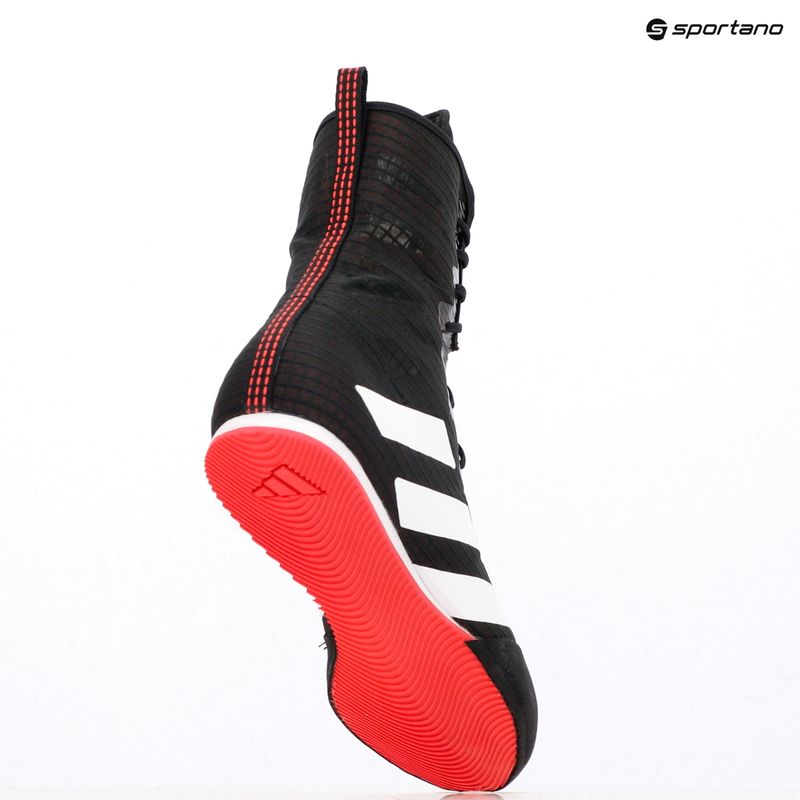 Кросівки боксерські adidas Box Hog 4 core black/cloud white/pure ruby 9