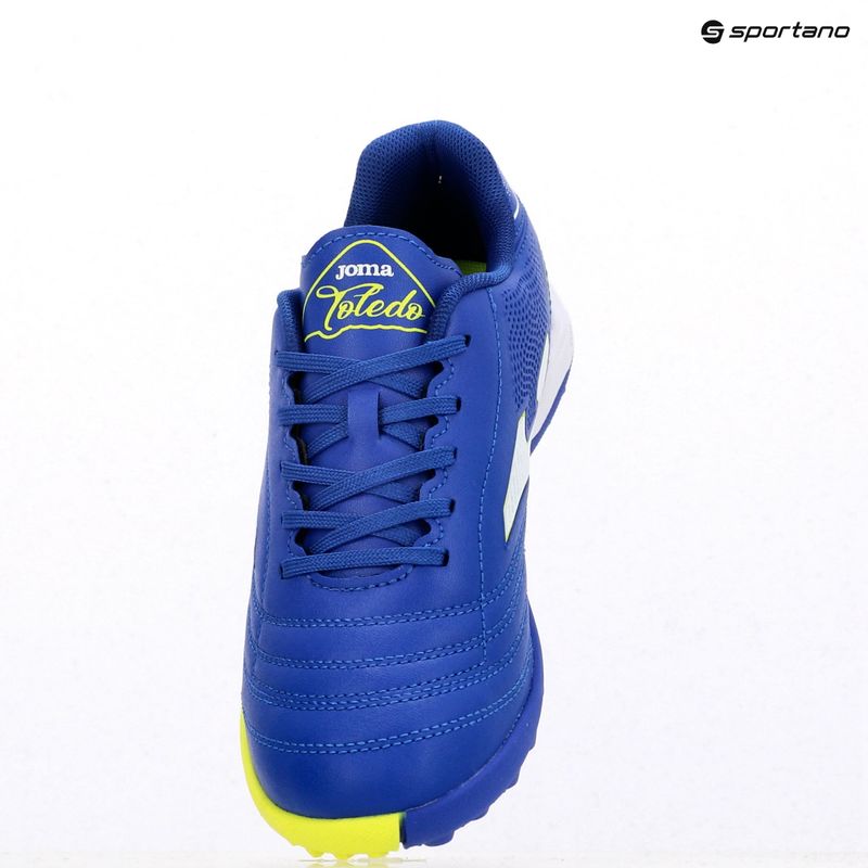 Кросівки футбольні дитячі Joma Toledo Jr TF royal blue 9