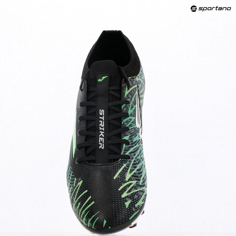 Кросівки футбольні чоловічі Joma Striker Top FG black/green 11