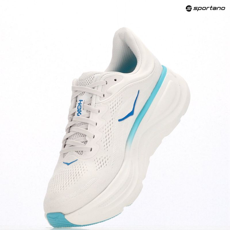 Чоловічі бігові кросівки HOKA Bondi 9 white/hoka blue 17