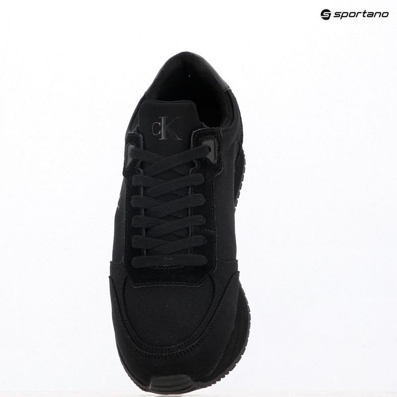 Кросівки чоловічі Calvin Klein YM0YM01217 Runner Sock Laceup Mg Canvas triple black 9