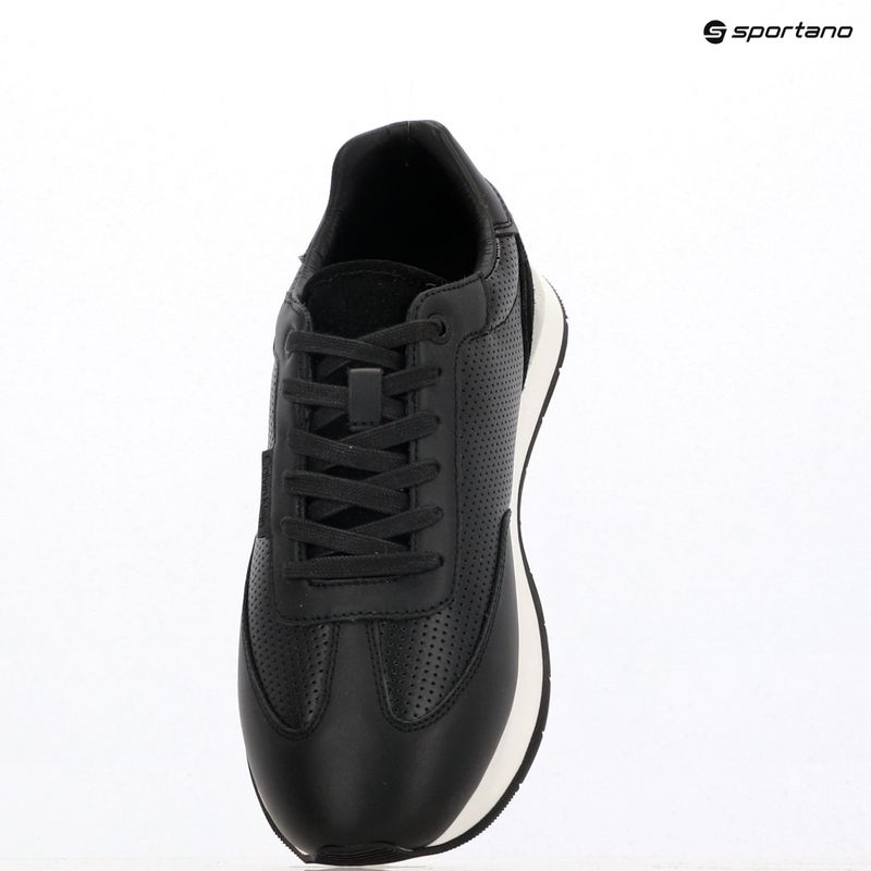 Кросівки чоловічі Calvin Klein HM0HM01871 Low Prof Runn Laceup Perf Lth Black/Bright White 9