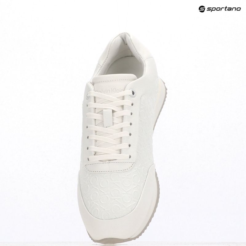 Кросівки жіночі Calvin Klein HW0HW02574 Runner Lace Up Mono Pu Triple Bright White 9
