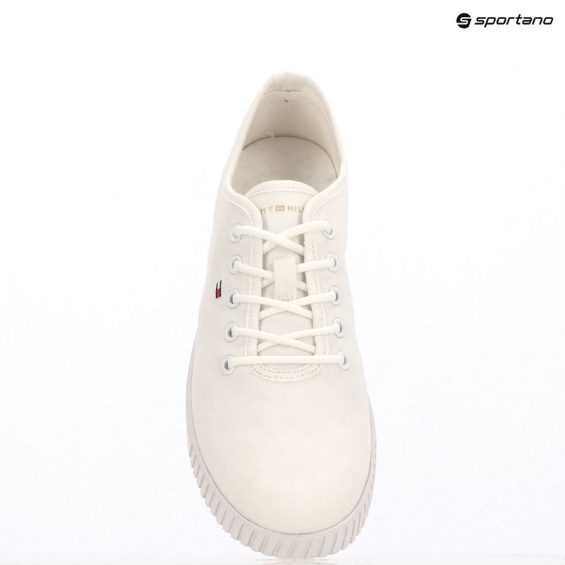 Кеди жіночі  Tommy Hilfiger Canvas Lace Up white 9