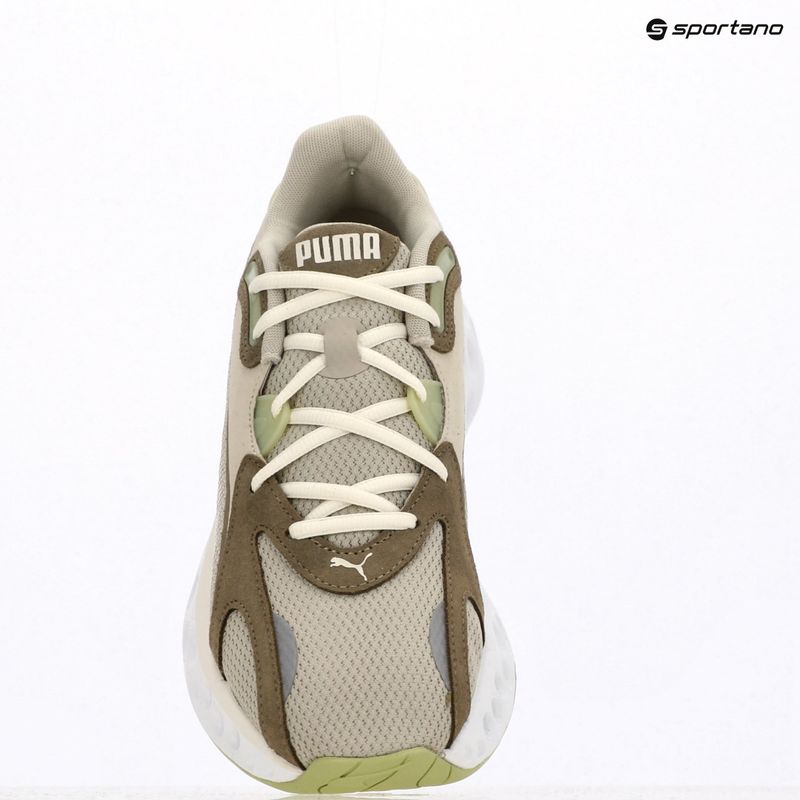 Бігові кросівки PUMA Softride Frequence фісташково-зелені / оксамитовий мох / теплі білі 11
