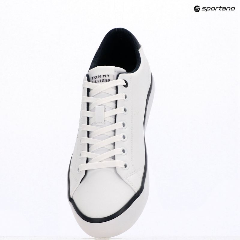 Кеди чоловічі Tommy Hilfiger Th Hi Vulc Core Low Leather Ess YBS white 9