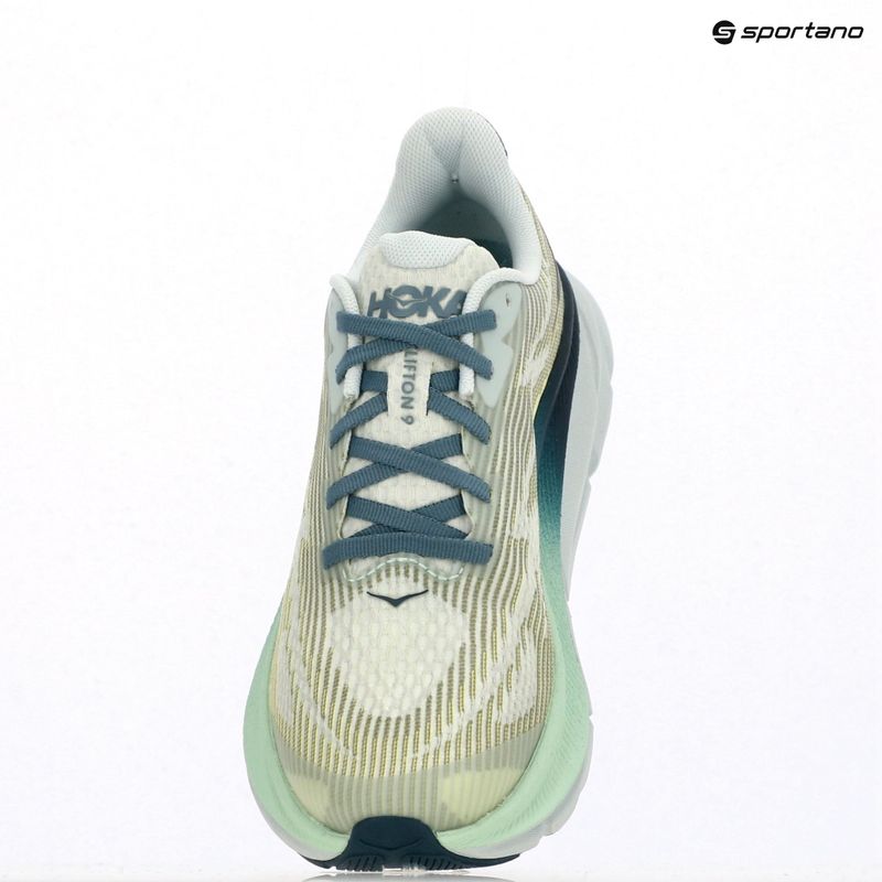 Дитячі бігові кросівки HOKA Clifton 9 крапля/блакитні сутінки 10