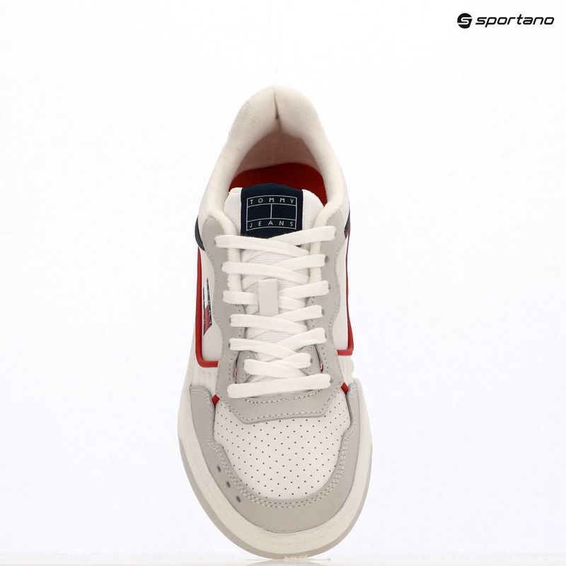 Кросівки чоловічі Tommy Jeans Cupsole Elevated Leather red/white/black 9