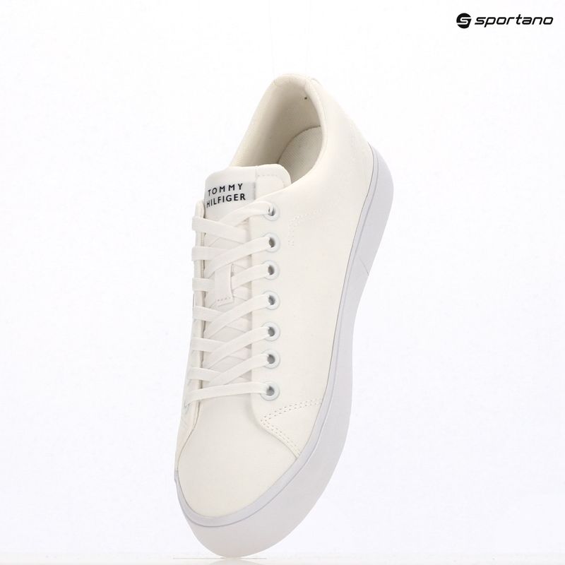Кеди чоловічі Tommy Hilfiger Th Hi Vulc Low Core Stripes Mesh YBS white 9