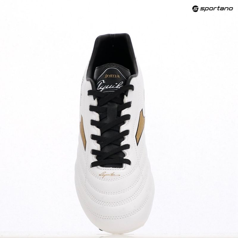 Кросівки футбольні чоловічі Joma Aguila FG white/gold 9