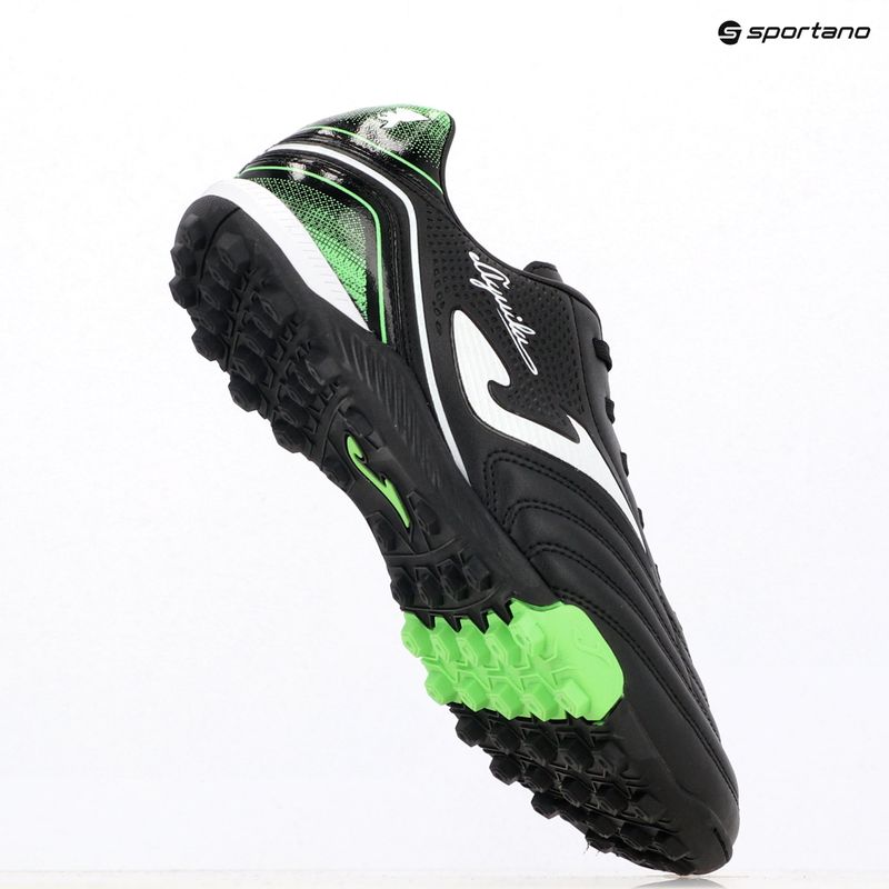 Кросівки футбольні чоловічі Joma Aguila TF black/fluor green 9
