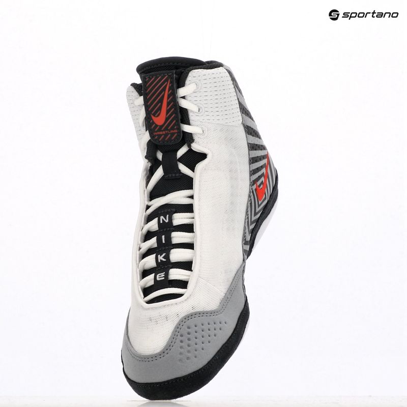Кросівки борцівські Nike Inflict 4 SE white/university red/wolf grey/anthracite 9