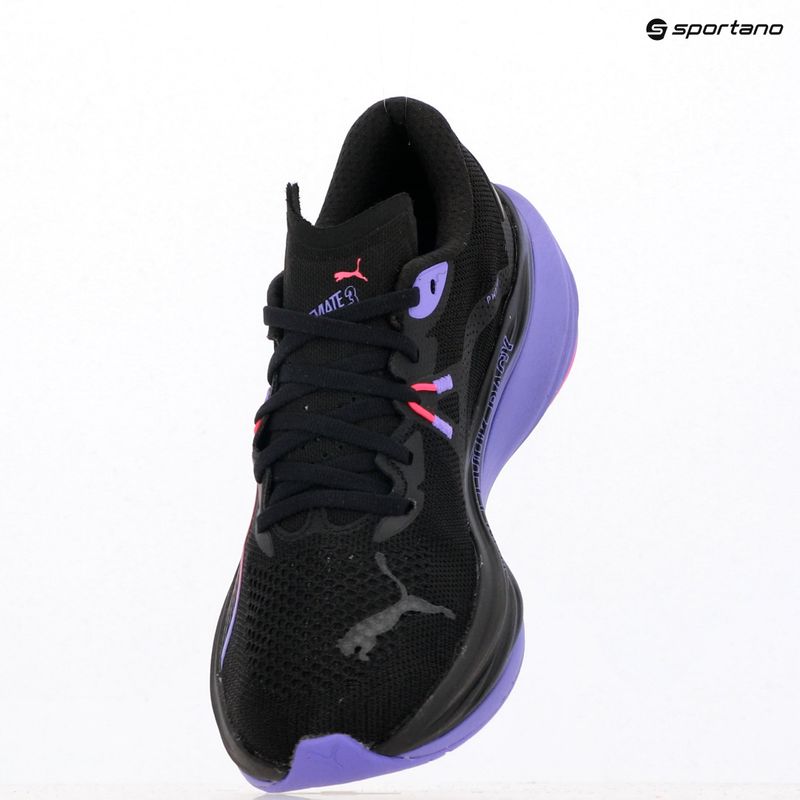 Кросівки для бігу жіночі PUMA Deviate Nitro 3 Digitokyo puma black / fluro pink pes 9