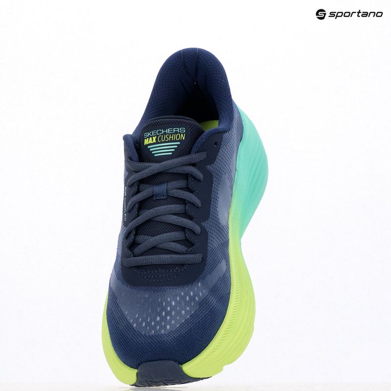Кросівки для бігу жіночі SKECHERS Max Cushioning Endeavour Hallandale navy/lime 9