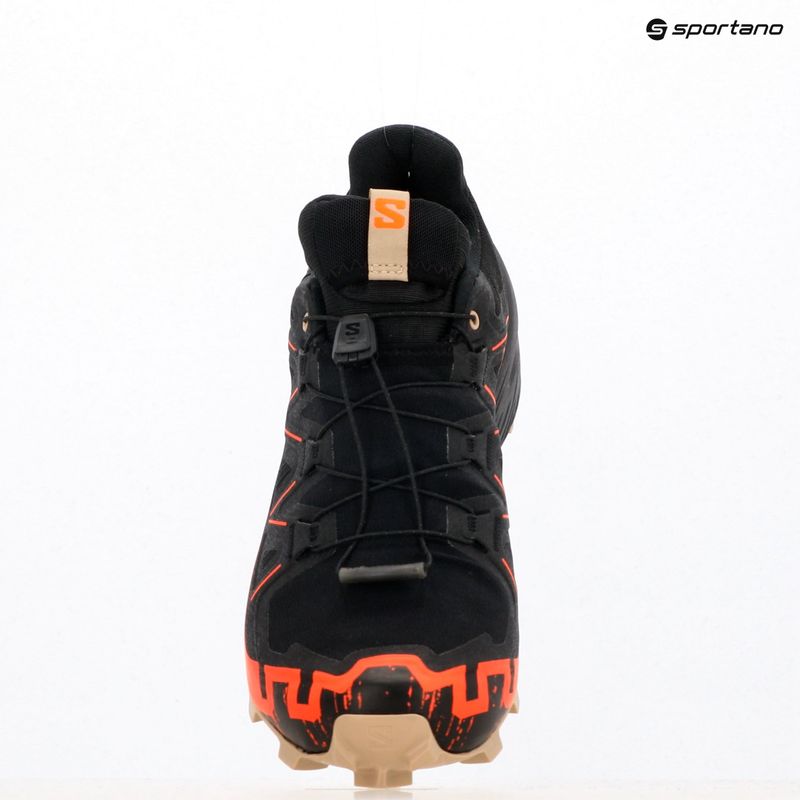Кросівки для бігу чоловічі Salomon Speedcross 6 GTX black/shocking orange/white pepper 10