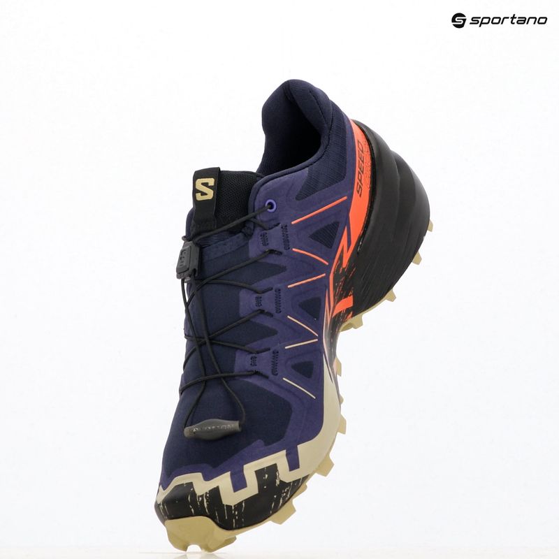 Кросівки для бігу чоловічі Salomon Speedcross 6 maritime blue/black/cherry tomato 9