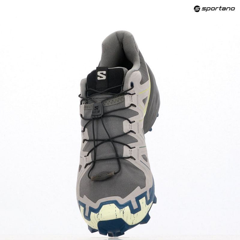 Кросівки для бігу чоловічі Salomon Speedcross 6 castlerock/lime cream/poseidon 12
