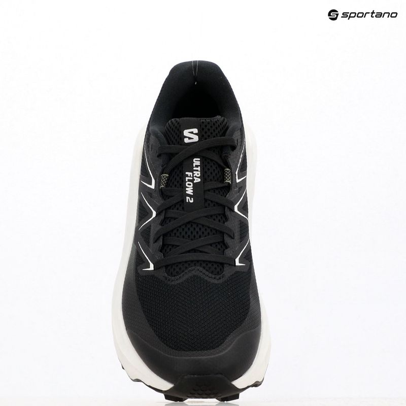 Кросівки для бігу чоловічі Salomon Ultra Flow 2 black/white/agave green 9