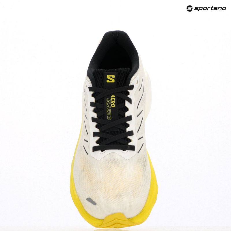 Кросівки для бігу чоловічі Salomon Aero Blaze 3 white/black/blazing yellow 15