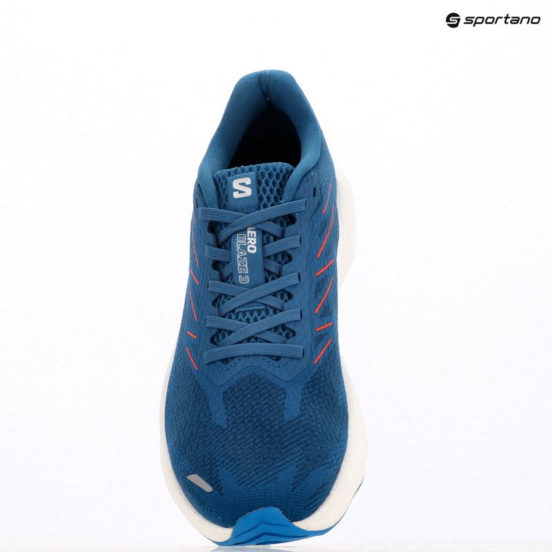 Кросівки для бігу чоловічі Salomon Aero Blaze 3 dark blue/cherry tomato 15