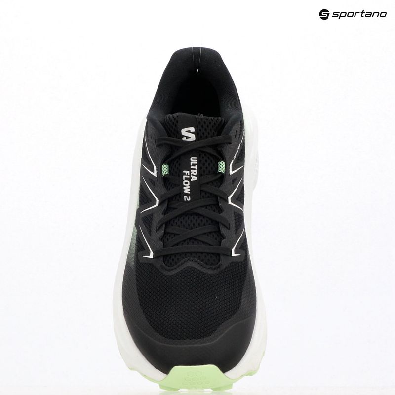 Кросівки для бігу чоловічі Salomon Ultra Flow 2 black/white/patina green 10