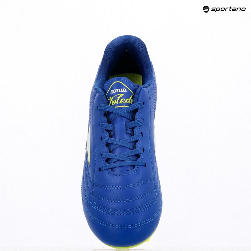 Кросівки футбольні дитячі Joma Toledo Jr FG royal blue 15