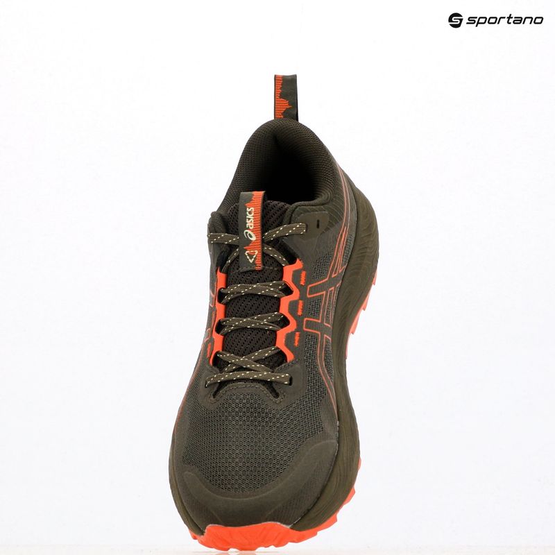 Кросівки для бігу чоловічі ASICS Trabuco Terra 3 brown stone/spicy red 17