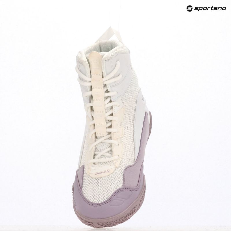 Кросівки боксерські Hayabusa Talon Boxing white/lavender 19