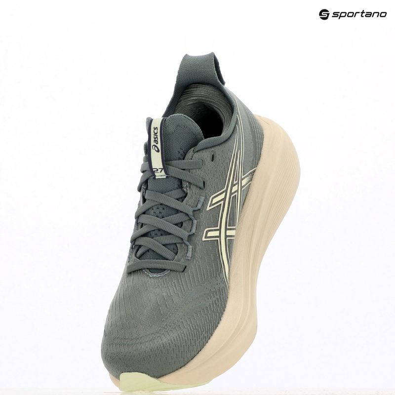 Кросівки для бігу жіночі Asics Gel-Nimbus 27 monument/blue/whisper green 9