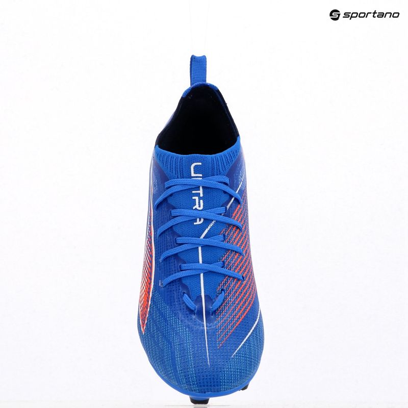 Кросівки футбольні дитячі PUMA Ultra 6 Pro FG/AG Jr ultra blue/puma white/glowing red 9