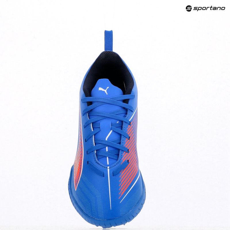 Кросівки футбольні дитячі PUMA Ultra 6 Play TT Jr ultra blue/puma white/glowing red 9