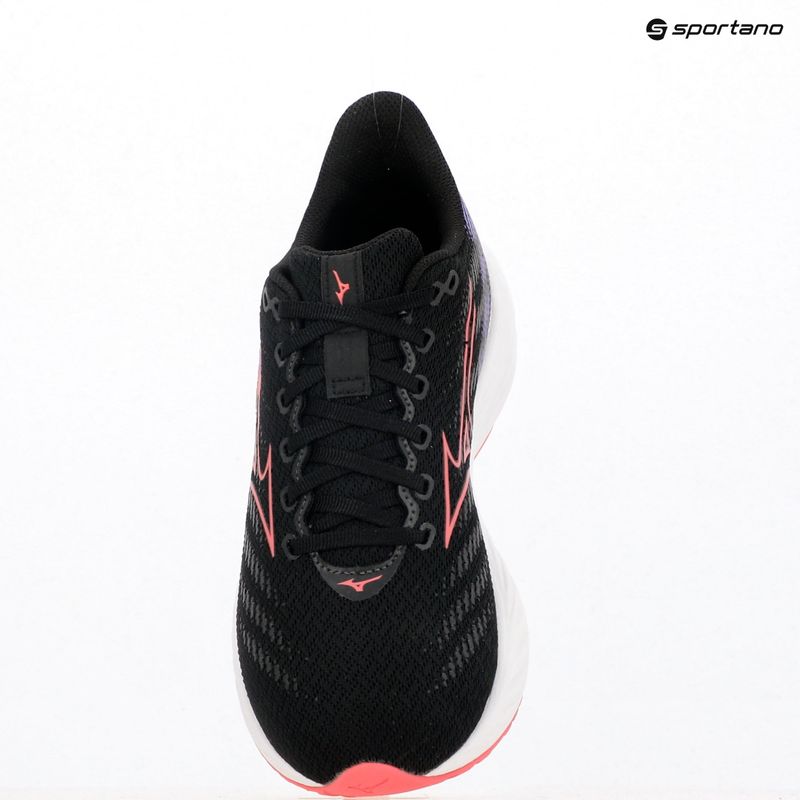 Кросівки для бігу дитячі Mizuno Enerzy Rider Jr black/camelliarose/ paisleypurple 9
