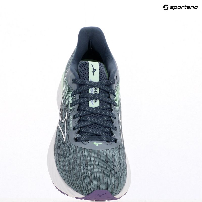 Кросівки для бігу жіночі Mizuno Wave Inspire 21 tradewinds/white/neo mint 11