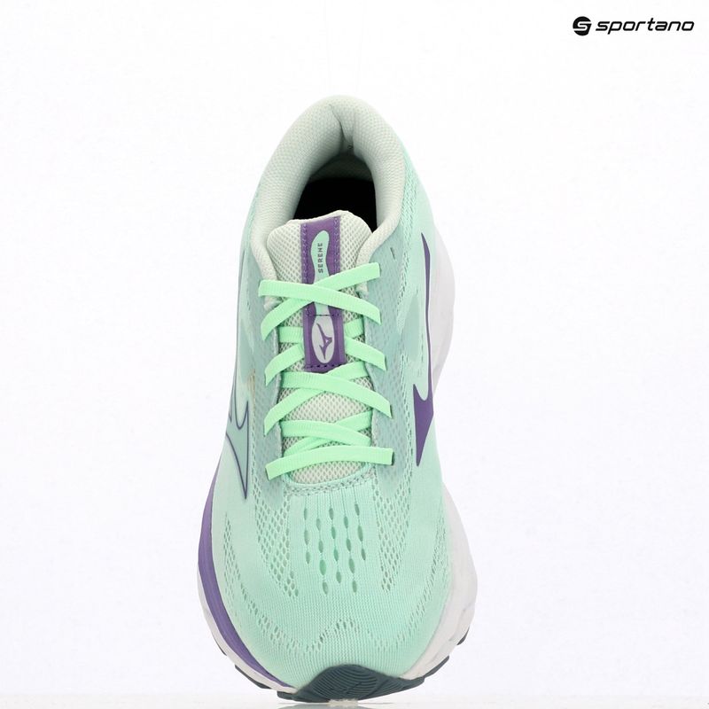 Кросівки для бігу жіночі Mizuno Wave Serene neo mint/paisley purple/citadel 9